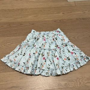 Hill House Paz Skirt in Pond Floral